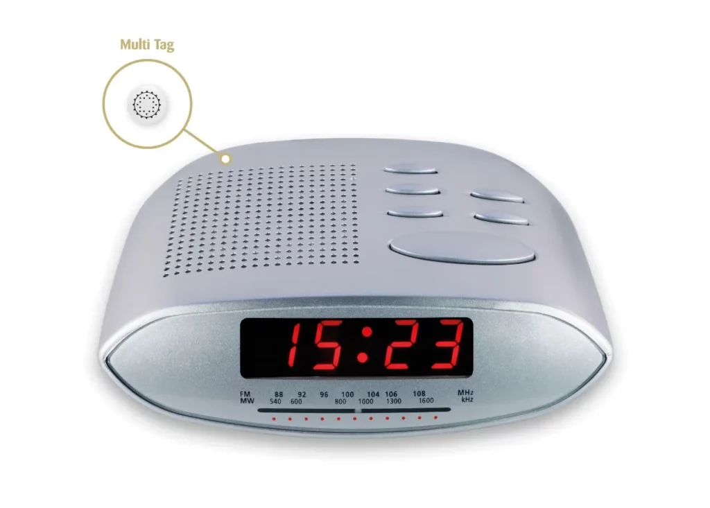 Neutralize radiation from electric alarm clocks and clock radios