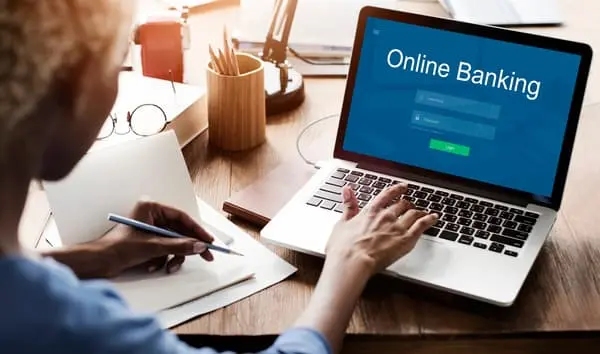 Online banking pay with bank transfer